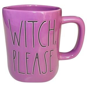 Rae Dunn Purple WITCH PLEASE Halloween Mug